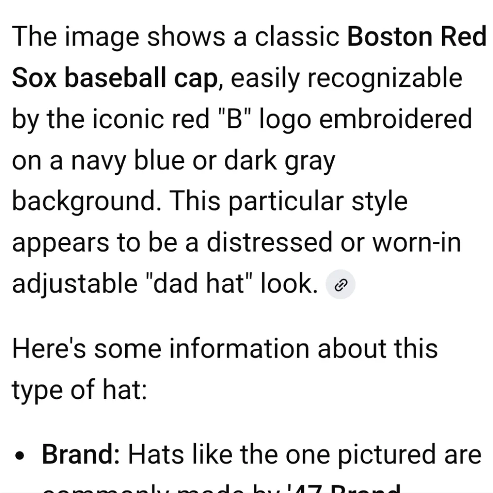 Bostin Red Sox B Logo Ball Cap
